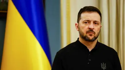 الرئيس الأوكراني فولوديمير زيلينسكي