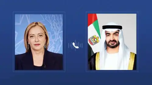 الشيخ محمد بن زايد ورئيسة وزراء إيطاليا