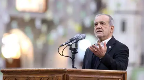 الرئيس الإيراني مسعود بزشكيان