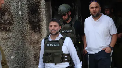 سموتريتش في جولة على حدود قطاع غزة