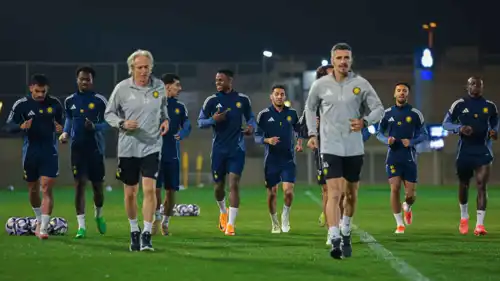 تدريبات فريق النصر السعودي
