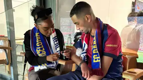 والد لامين يامال وصديقته