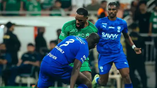من مباراة الأهلي والهلال في كأس الملك