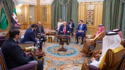 من اجتماع بن سلمان وترامب والشرع في الرياض