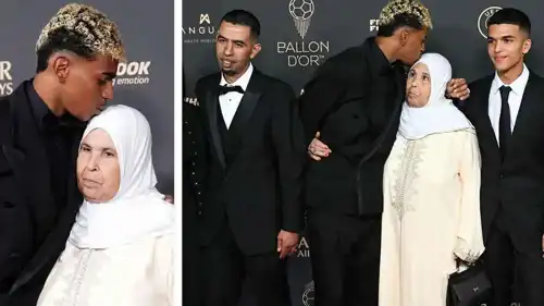 لامين يامال وجدته