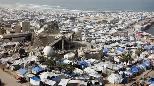 خيام النازحين في غزة