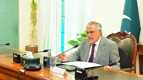 وزير الخارجية الباكستاني إسحاق دار