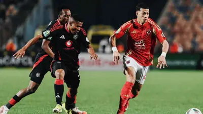 مباراة الأهلي المصري وأورلاندو بيراتس الجنوب أفريقي بدوري أبطال أفريقيا