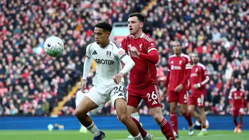 مباراة ليفربول وفولهام في الدوري الإنجليزي