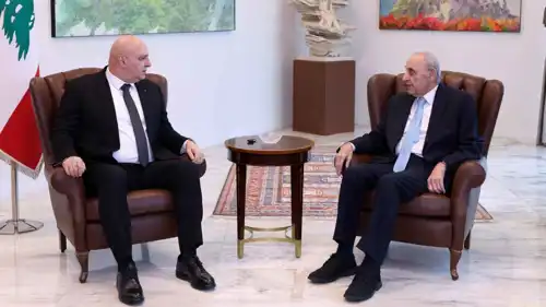 بري وعون في قصر بعبدا