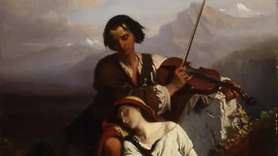 لوحة "قوة الموسيقى" للفنان لويس جاليت