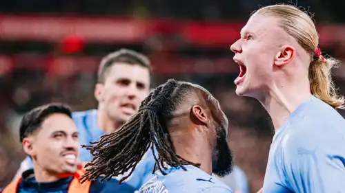 هالاند أحرز هدف مانشستر سيتي الثاني ضد ليفربول