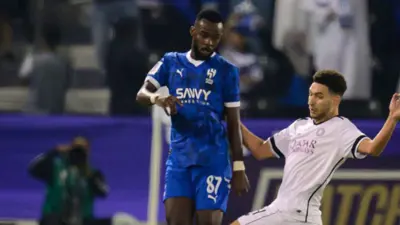 من مباراة الهلال والسد
