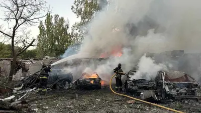 آثار دمار ألحقه قصف روسي على مواقع أوكرانية