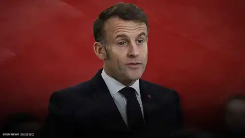 الرئيس الفرنسي ماكرون
