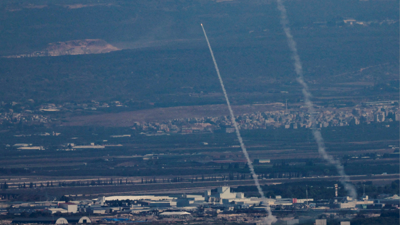 نظام القبة الحديدية الإسرائيلي يعترض صواريخ أطلقت من لبنان