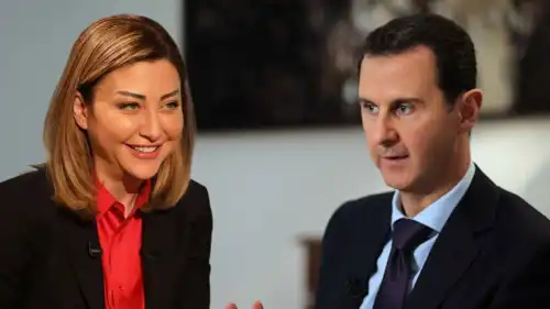 بشار الأسد ولونا الشبل