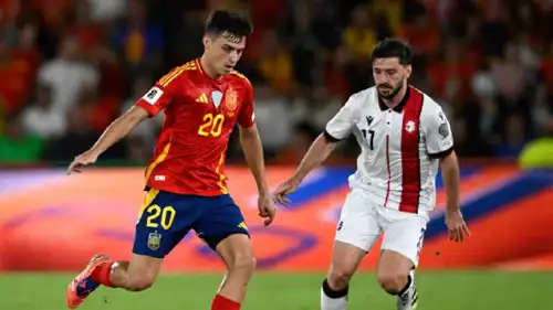 مباراة إسبانيا وجورجيا في تصفيات كأس العالم