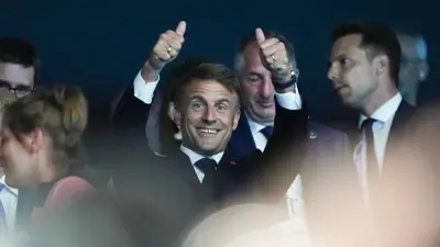 الرئيس الفرنسي إيمانويل ماكرون