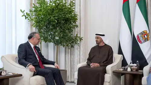 محمد بن زايد ومسعد بولس