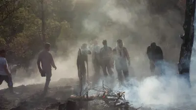 حريق في الجزائر