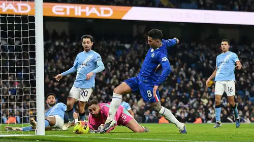 من مباراة سابقة بين تشيلسي ومانشستر سيتي