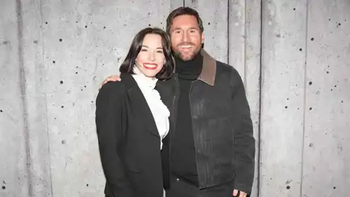 ليونيل ميسي والفنانة داي فيرنانديز 