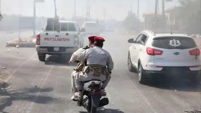 لحظة دخول القوات الأمنية إلى السويداء