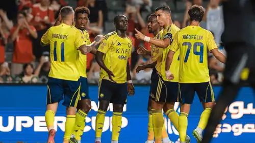 لاعبو النصر السعودي