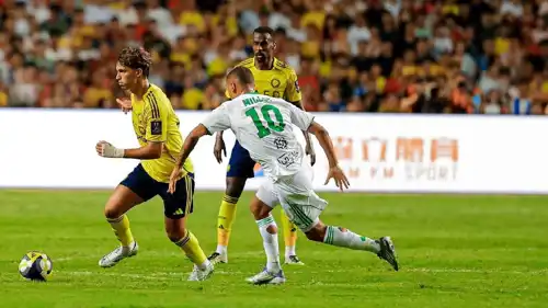 مباراة النصر ضد الأهلي في نهائي السوبر السعودي