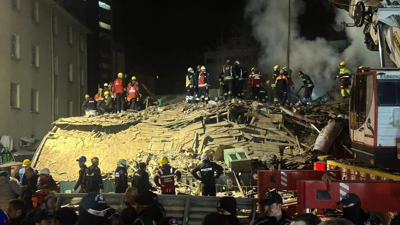 المبنى المنهار في ولاية قونيا