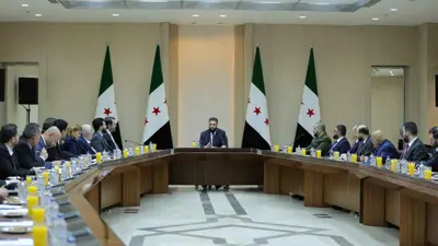 جانب من اجتماع الحكومة السورية 