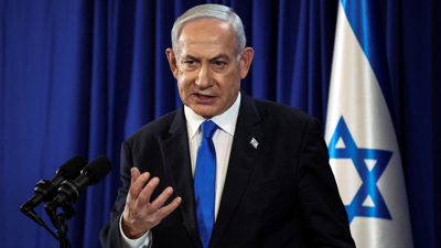رئيس الوزراء الإسرائيلي بنيامين نتنياهو