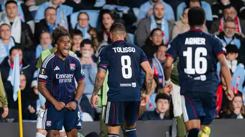 إندريك في مباراة ليون وسيلتا فيغو