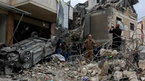 موقع غارة إسرائيلية على لبنان