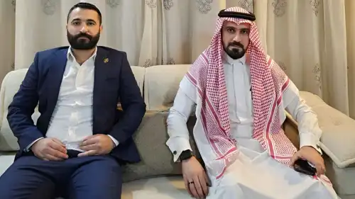 سامي الهفل (يمين) وسليمان عبدالباقي (يسار)