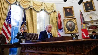 الرئيس الأمريكي دونالد ترامب