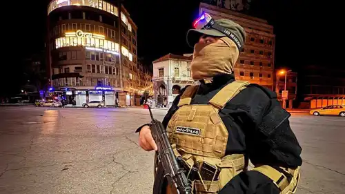 أحد أفراد الأمن في مدينة حمص 