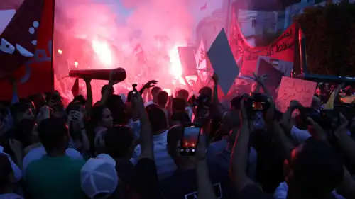 وقفة احتجاجية في تونس 