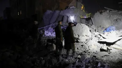 من الهجمات الأمريكية على مواقع الحوثيين