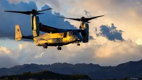طائرة شحن عسكرية أمريكية من طراز CV-22 Osprey