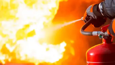 تعبيرية عن حريق