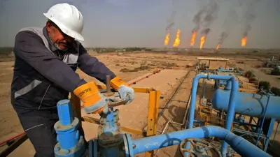 من منشأة نفطية عراقية