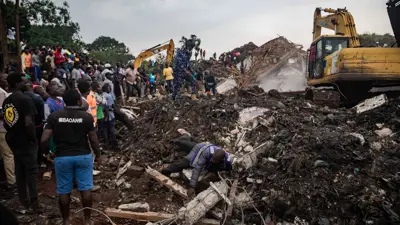 انهيار مكب النفايات