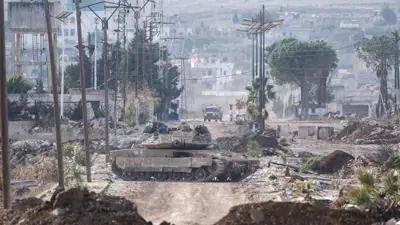 إسرائيلية تغلق طريقا يؤدي إلى مدينة القنيطرة السورية