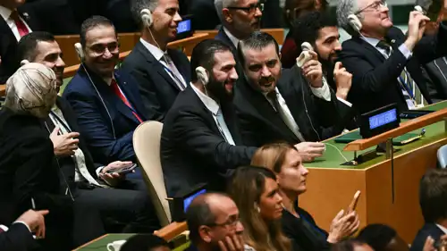 الرئيس السوري أحمد الشرع في نيويورك