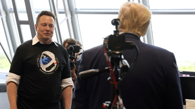 دونالد ترامب والملياردير المثير للجدل إيلون ماسك