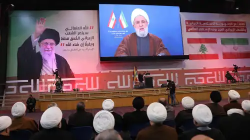 إحدى خطابات الأمين العام لحزب الله نعيم قاسم