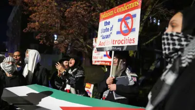 من الاحتجاجات في نيويورك