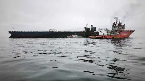 هجوم على ناقلة نفط في البحر الأسود